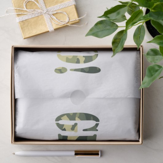 GEARDO! CAMOUFLAGE SEIDENPAPIER (Geschenk)