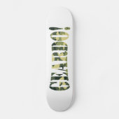 GEARDO! CAMOUFLAGE SKATEBOARD (Vorderseite)