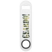 GEARDO! CAMOUFLAGE SPEED FLASCHENÖFFNER (Vorderseite)