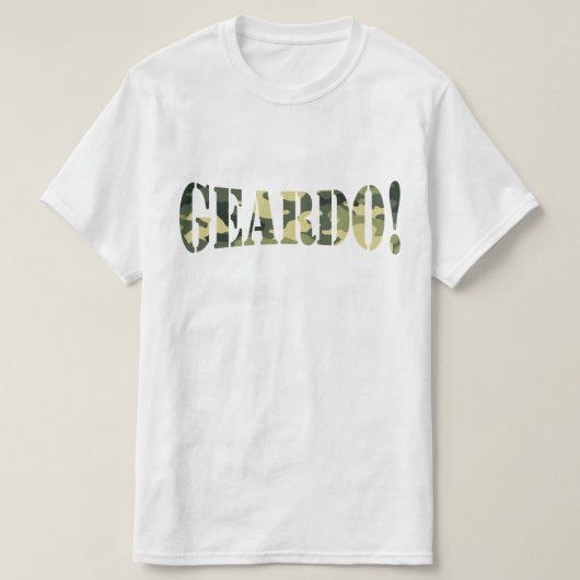 GEARDO! CAMOUFLAGE T-Shirt (Design vorne)