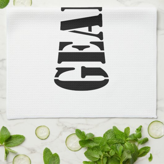 GEARDO! GESCHIRRTUCH (Gefaltet)