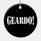 GEARDO! KERAMIK ORNAMENT (Hinten)