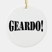 GEARDO! KERAMIK ORNAMENT (Vorne)
