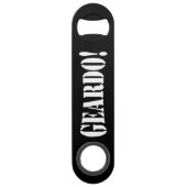 GEARDO! SPEED FLASCHENÖFFNER (Rückseite)