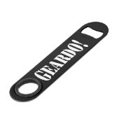 GEARDO! SPEED FLASCHENÖFFNER (Rückseite Schrägansicht)