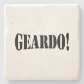 GEARDO! STEINUNTERSETZER (Vorderseite)