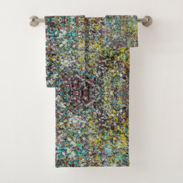 Geared Toward Abstract Art Design Lover Badhandtuch Set