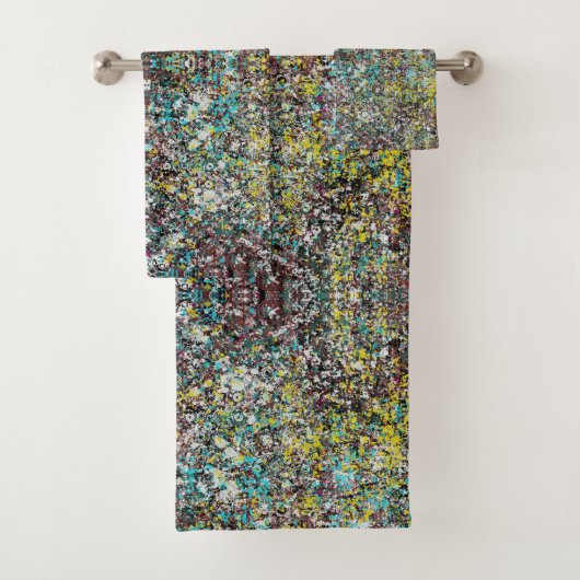 Geared Toward Abstract Art Design Lover Badhandtuch Set (Insitu)