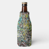 Geared Toward Abstract Art Design Lover Flaschenkühler (Flaschenvorderseite)