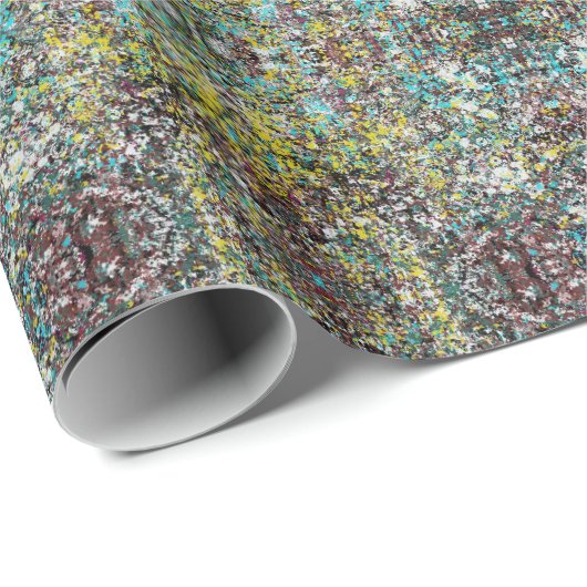 Geared Toward Abstract Art Design Lover Geschenkpapier (Rolleneckpunkt)