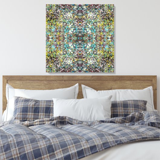Geared Toward Abstract Art Design Lover Leinwanddruck (Insitu (Schlafzimmer))