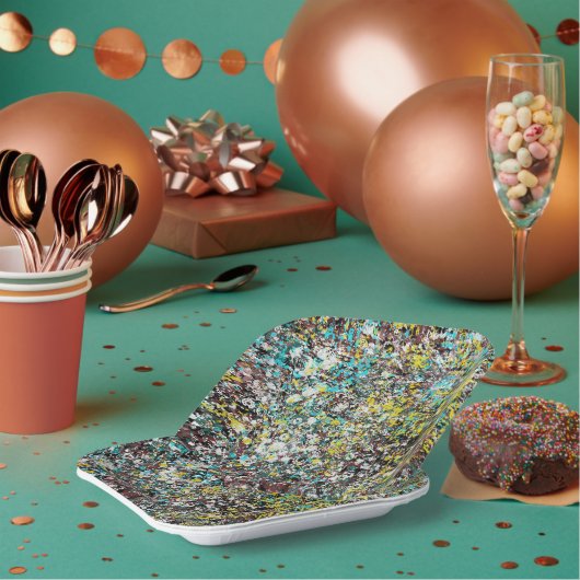 Geared Toward Abstract Art Design Lover Pappteller (Multi)