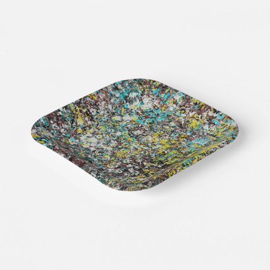 Geared Toward Abstract Art Design Lover Pappteller (Gewinkelt)