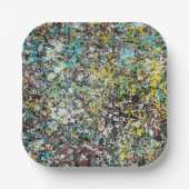 Geared Toward Abstract Art Design Lover Pappteller (Vorderseite)