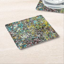 Geared Toward Abstract Art Design Lover  Rechteckiger Pappuntersetzer