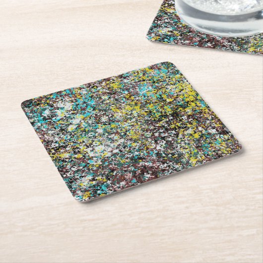 Geared Toward Abstract Art Design Lover  Rechteckiger Pappuntersetzer (angewinkelt)