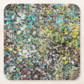 Geared Toward Abstract Art Design Lover  Rechteckiger Pappuntersetzer (Vorderseite)