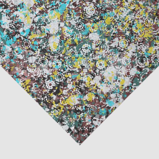 Geared Toward Abstract Art Design Lover Seidenpapier (Ausschnitt)