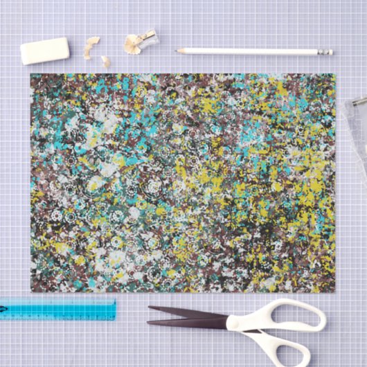 Geared Toward Abstract Art Design Lover Seidenpapier (Handwerk)