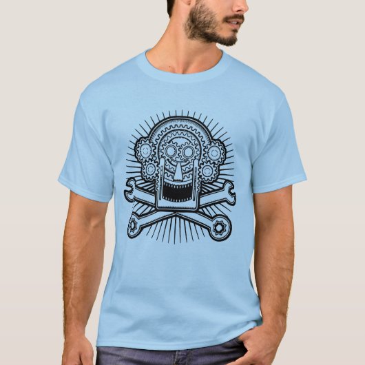 Gearhead - bw T-Shirt (Vorderseite)