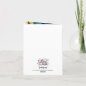 Gearing Up for Baby - Robot Baby Shooter Dankeskarte (Rückseite)