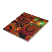 Gears Clock Office Design Digital Art Destination Fliese (Seite)