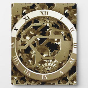 Gears Clock Office Design Digital Art Destination Fotoplatte