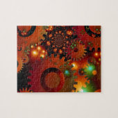 Gears Clock Office Design Digital Art Destination Puzzle (Horizontal)