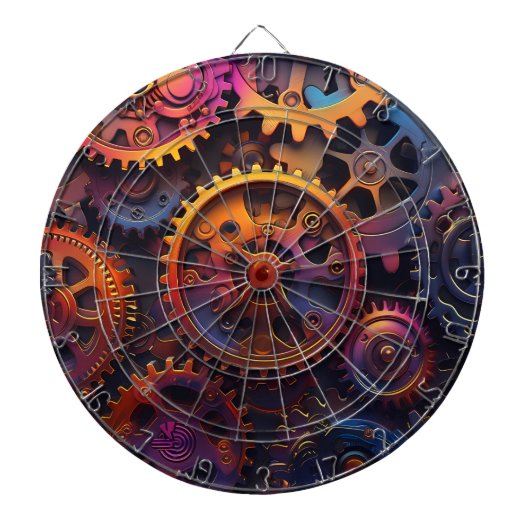 Gears Dartboard Dartscheibe (vorne)