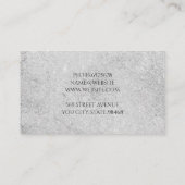 Gears Icon Vintag Textur Hintergrund Visitenkarte (Rückseite)