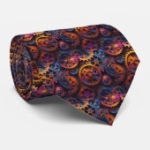 Gears Neck Tie Krawatte (Gerollt)