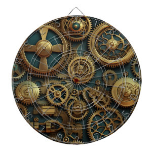 Gears Pattern Dartboard Dartscheibe