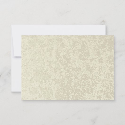 Gears Rustic Industrial Wedding Response RSVP Karte (Rückseite)