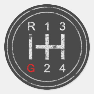 Gearshift Knob Syncro T3 Vanagon Classic Car Runder Aufkleber