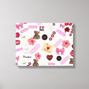 geätzt leinwanddruck