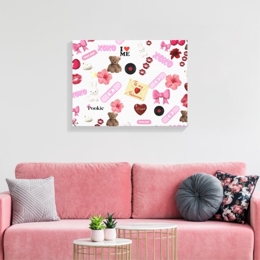 geätzt leinwanddruck (Insitu (Wohnzimmer))