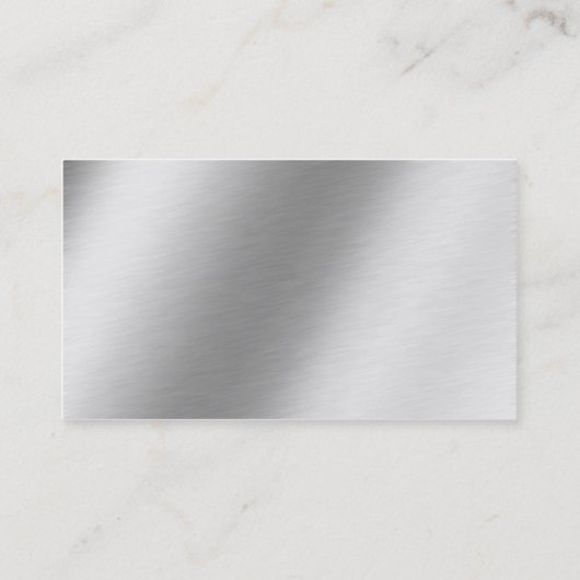 Geätzter Aluminiumentwurf Visitenkarte (Rückseite)