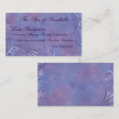 Geätztes Aquarell Visitenkarte (Vorne/Hinten)