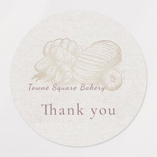 geätztes Brot Etiketten (Design 2)