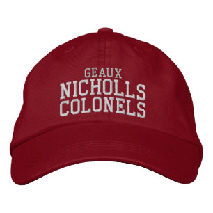 geaux nicholls colonels - rot bestickte kappe