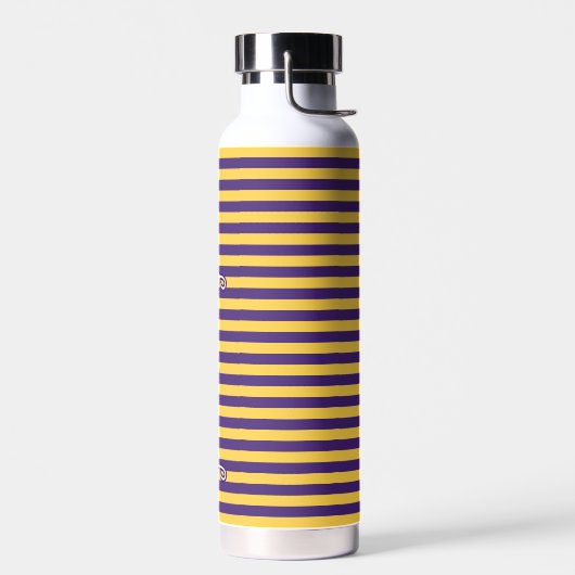 Geaux Tigers Striping LSU Tumbler - Wasserflasche Trinkflasche (Links)