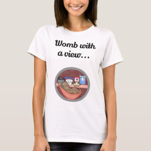 Geb5rmutter mit einem Ansicht-lustigen T-Shirt