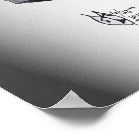 Geb- Cow Bell Player Art Poster by Tricia Martin (Ecke)