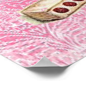 Gebäck aus Frankreich, Kuchen, Nachtisch Poster (Ecke)
