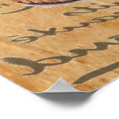 Gebäck aus Frankreich, Kuchen, Nachtisch Poster (Ecke)