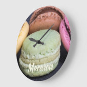 Gebäck für süße Zähne Große Wanduhr (Winkel)