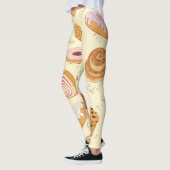 Gebäck: Geschmackvolles, nahtloses Muster. Leggings (Links)