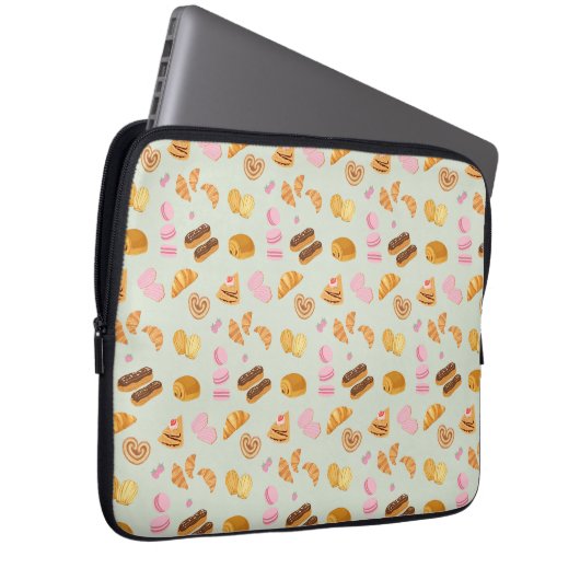Gebäck in Paris Laptopschutzhülle (Vorne Rechts)