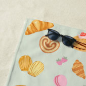 Gebäck in Paris Strandtuch (Beispiel)