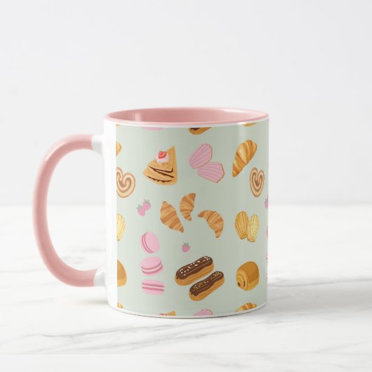 Gebäck in Paris Tasse (Links)